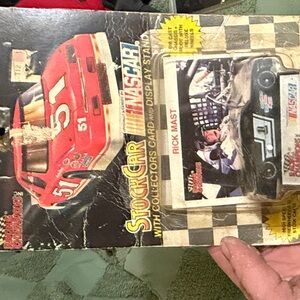 NASCAR Stock Car Collectible Display Card - Red
